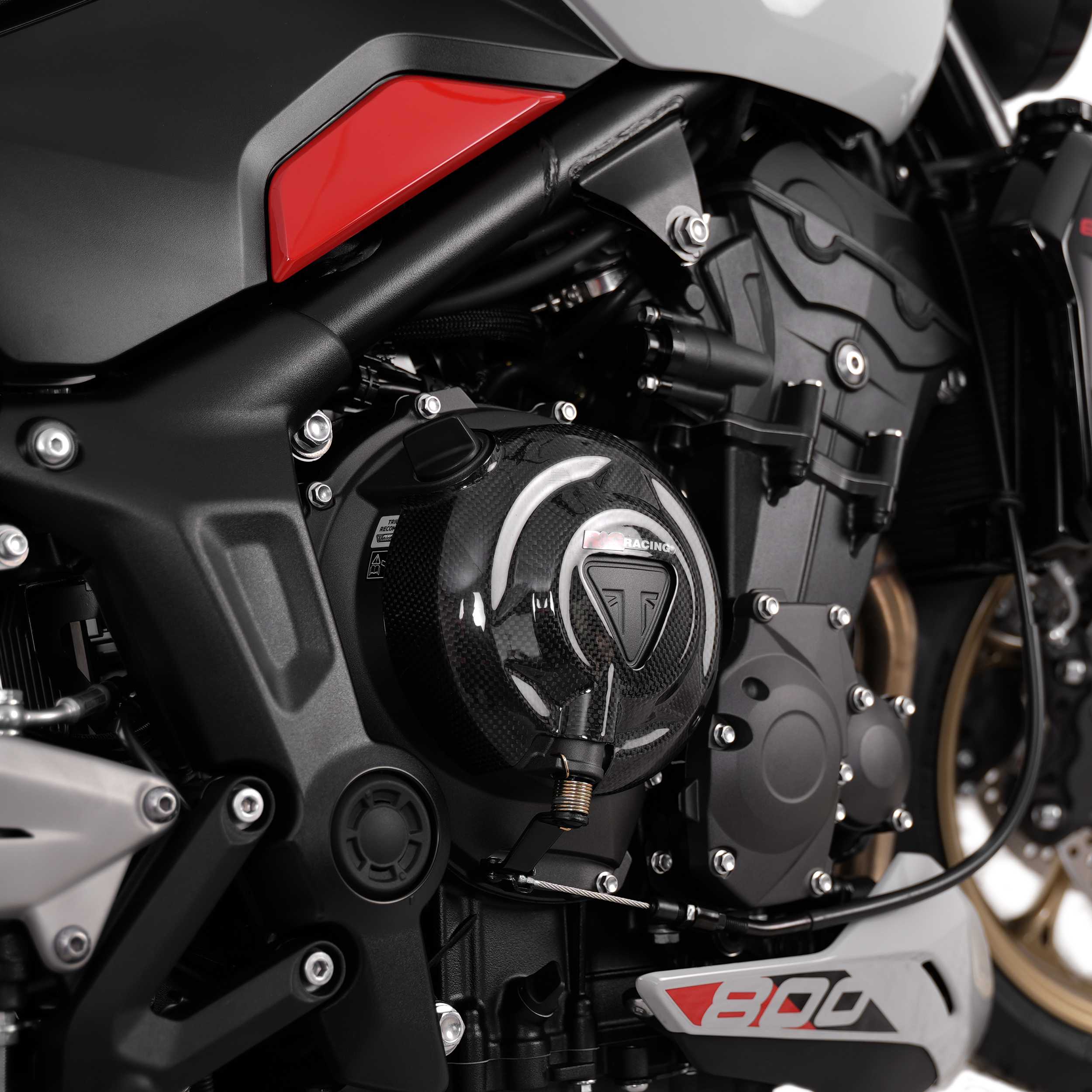 R&G Engine Case Slider Carbon for Triumph Street Triple 675 S (17-22)