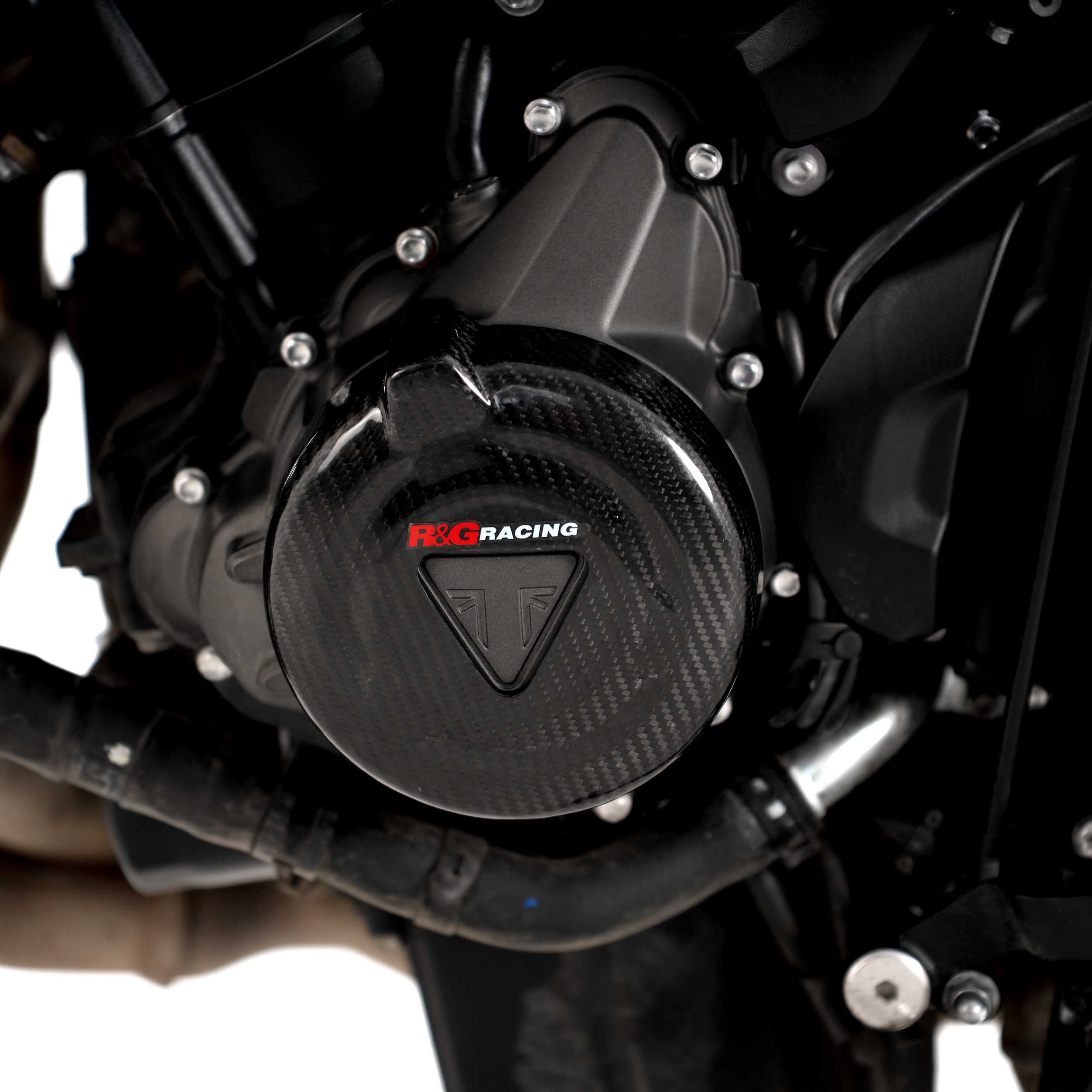 R&G Engine Case Slider Carbon for Triumph Trident 660 (21-26)