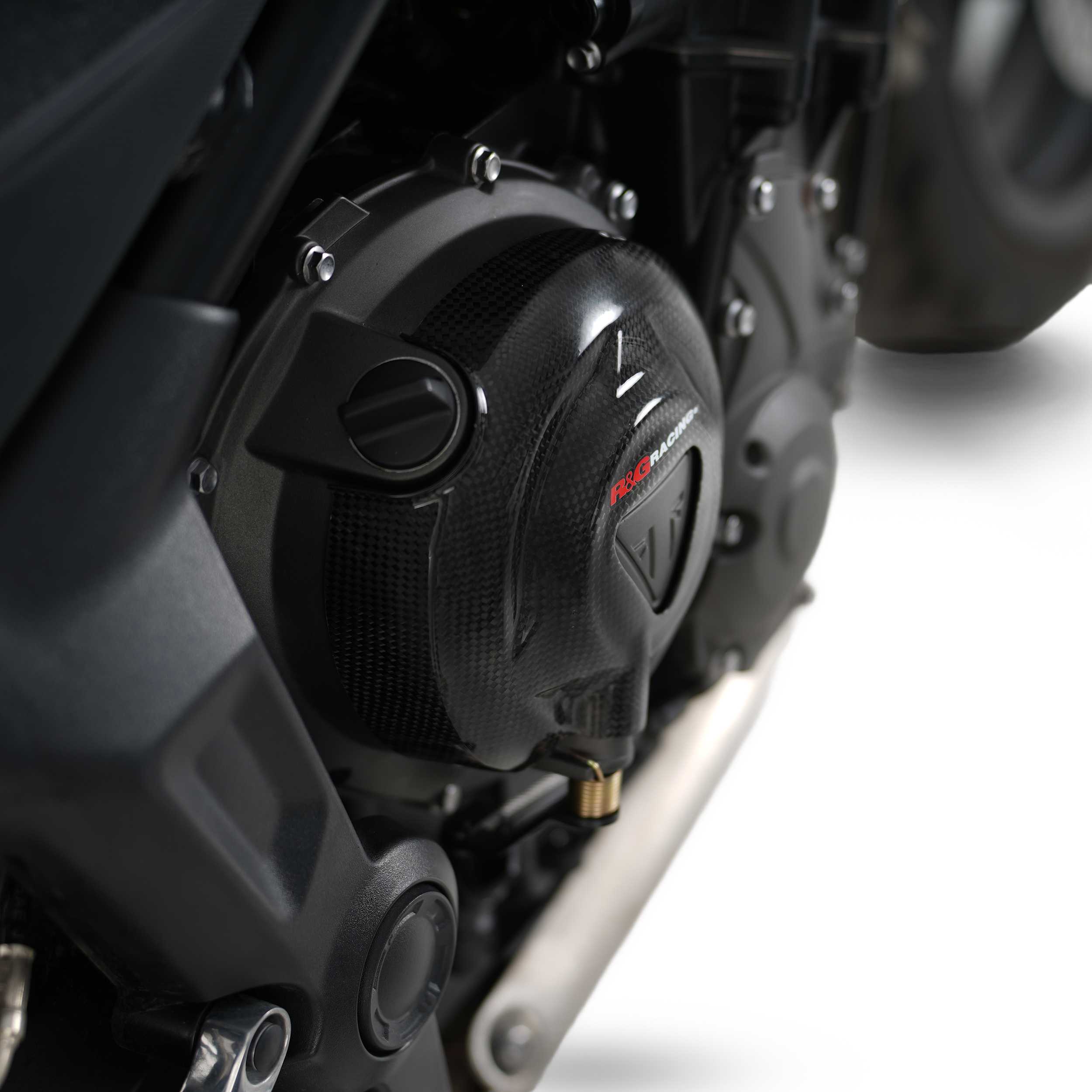 R&G Engine Case Slider Carbon for Triumph Trident 660 (21-26)