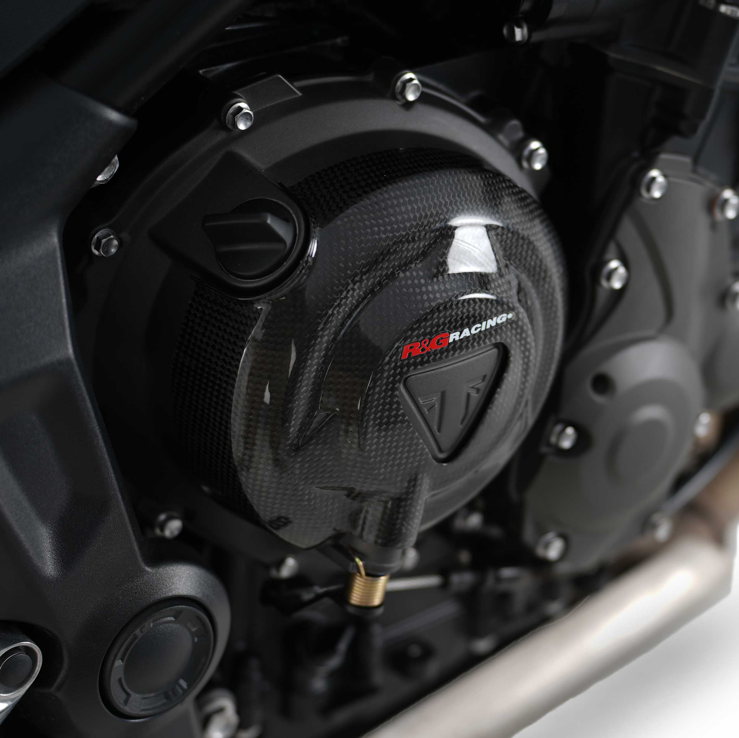R&G Engine Case Slider Carbon for Triumph Trident 660 (21-26)