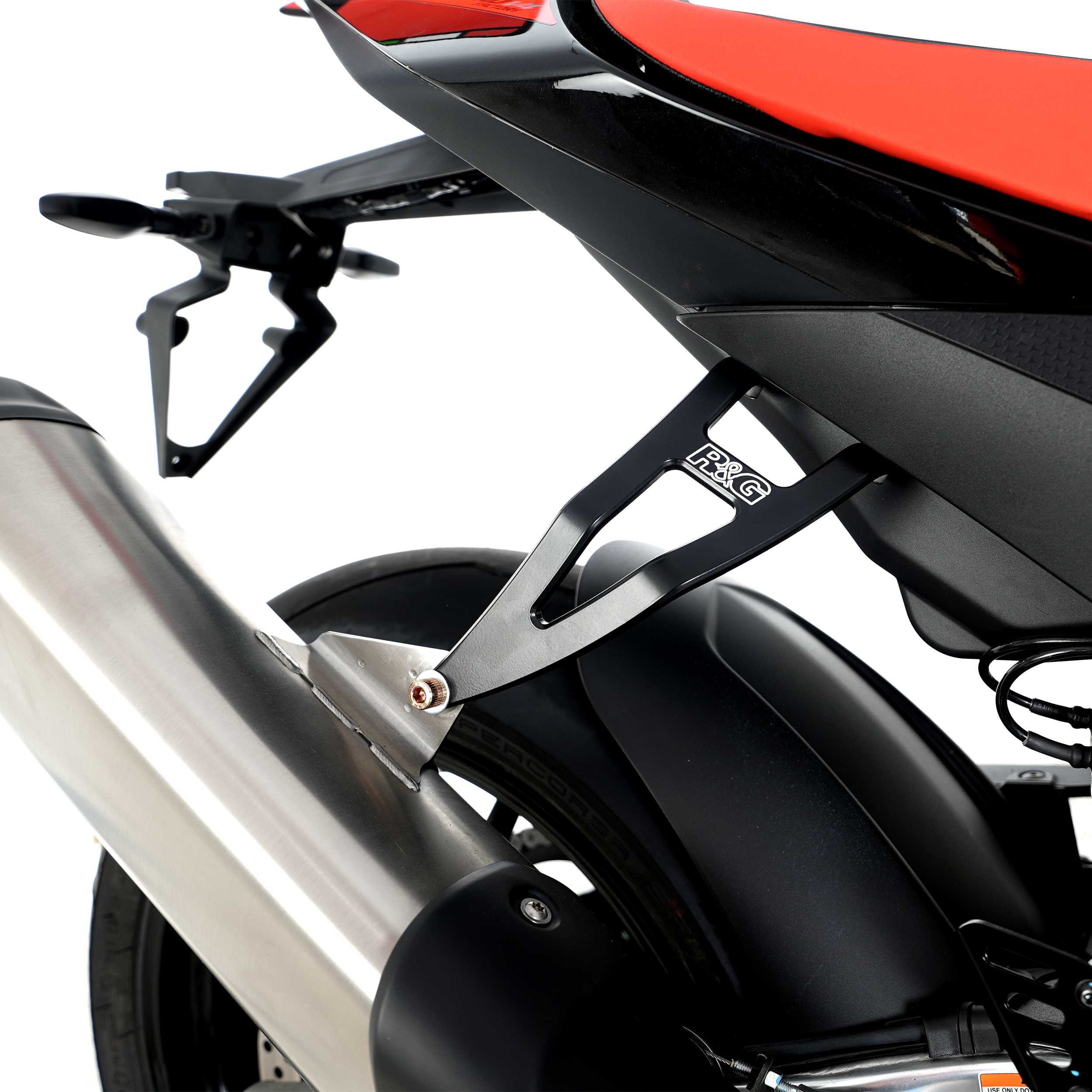 R&G Exhaust Hanger for Aprilia Tuono 1100 Factory (21-23)