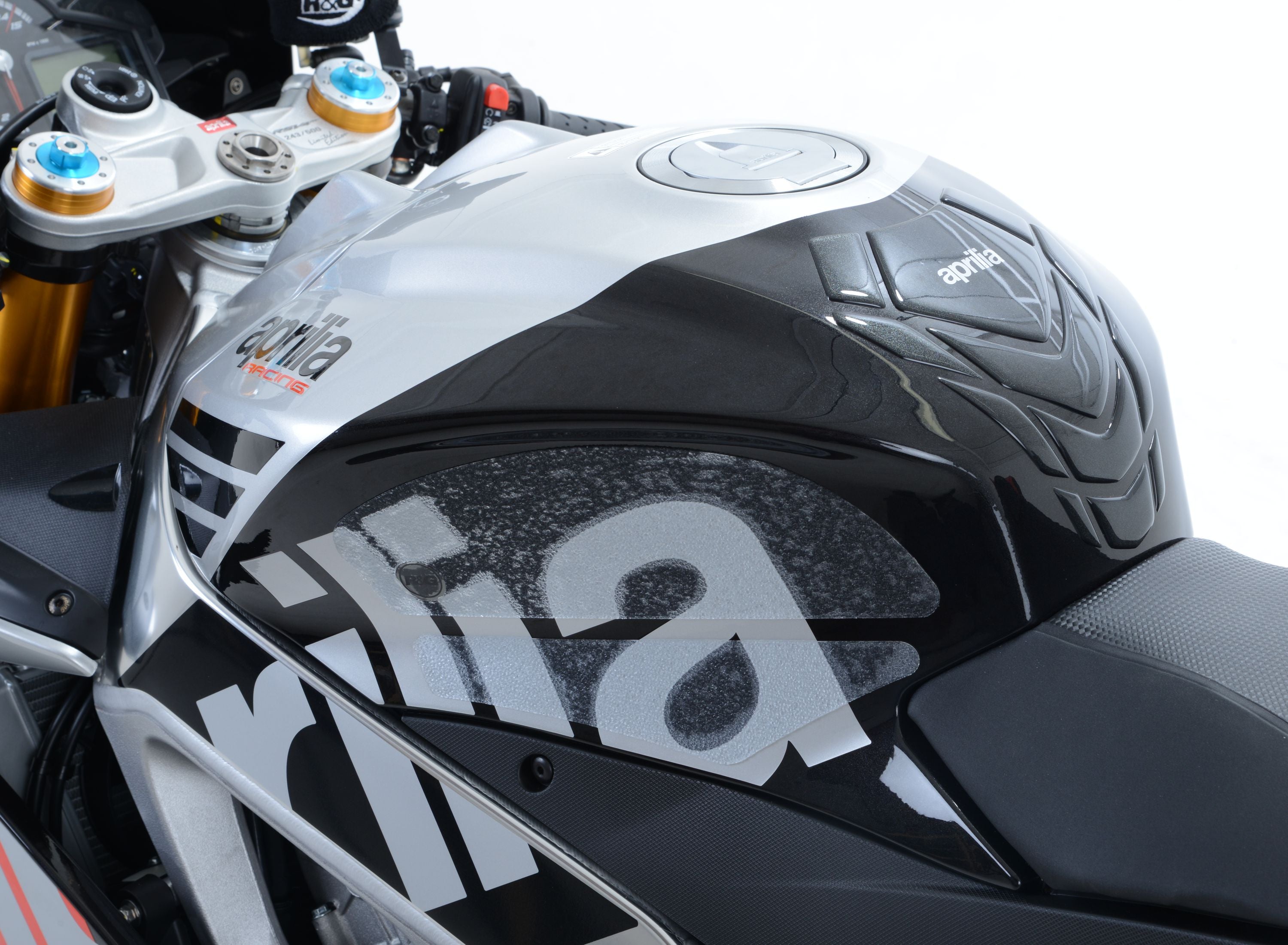 R&G Tank Traction Grips for Aprilia RSV4 1000 RF (15-19) Secondary image