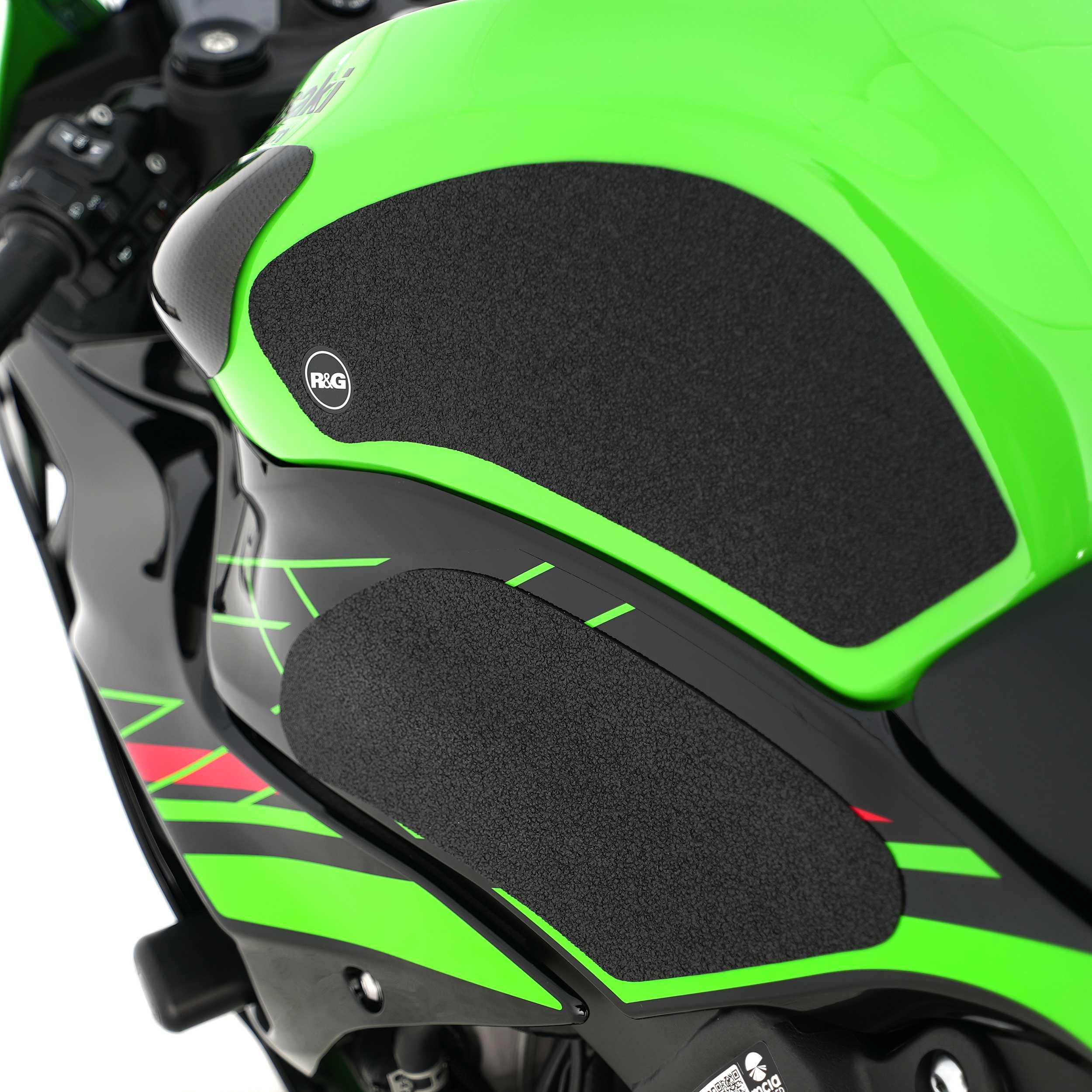 R&G Tank Traction Grips for Kawasaki ZX6-R (12-26)