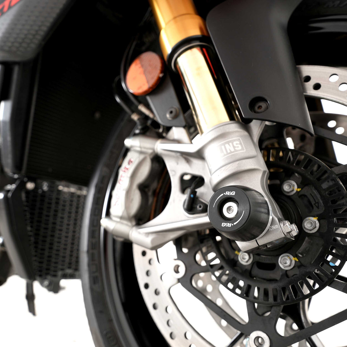 R&G Apex Fork Protectors for Aprilia Tuono 1100 Factory (25-26) Main image