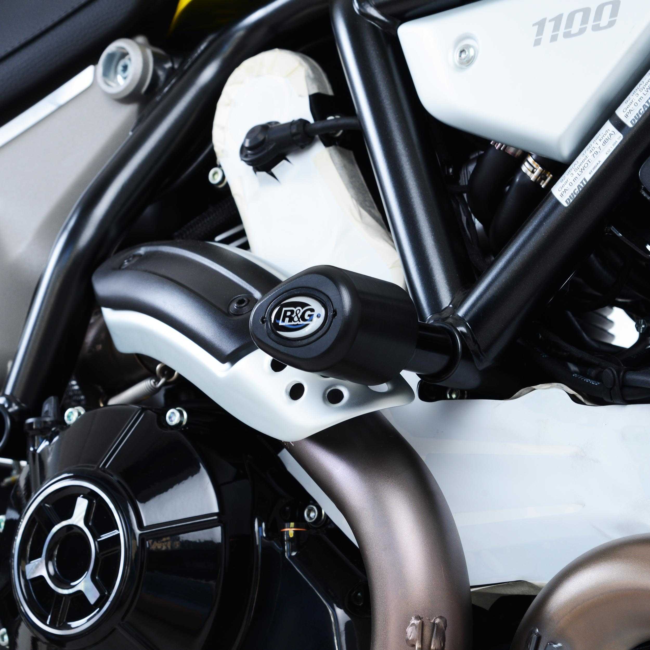 R&G Aero Frame Sliders for Ducati Scrambler 1100 (18-25)