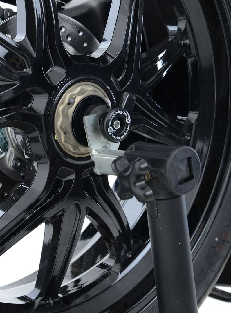 R&G Spindle Swingarm Protectors for QJMotor SRK 921 RR (25-26)