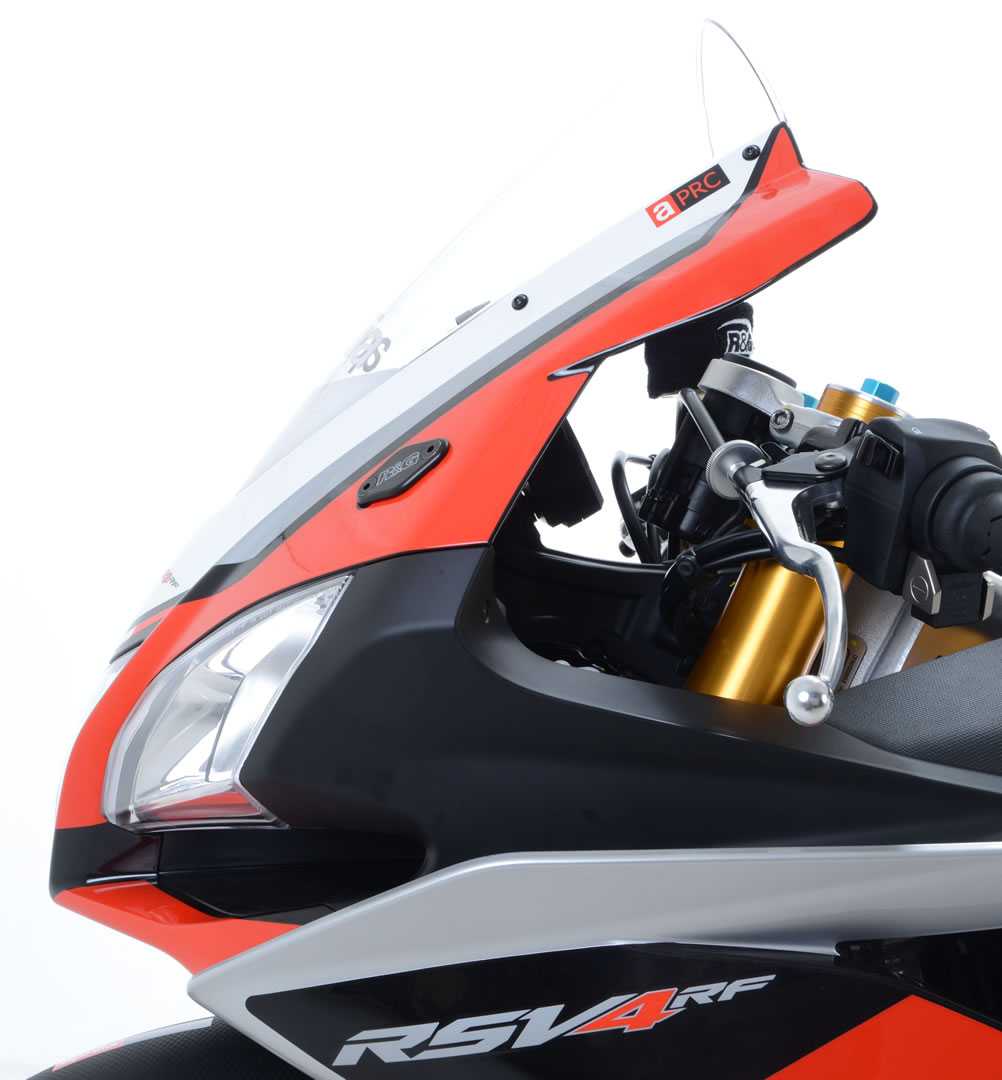 R&G Mirror Blanking Plates for Aprilia RSV4 1000 RF (15-19)