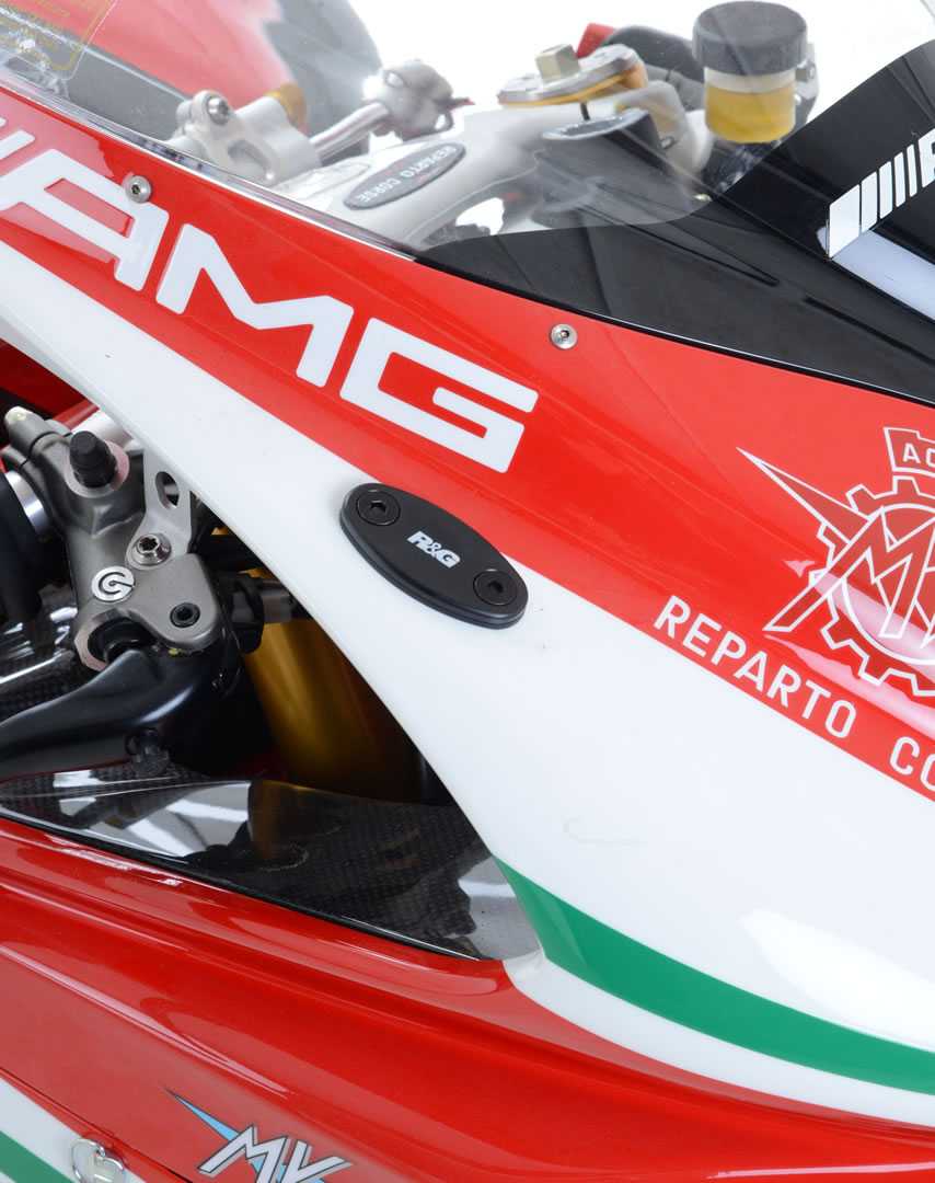 R&G Mirror Blanking Plates for MV Agusta F3 675 (12-18)