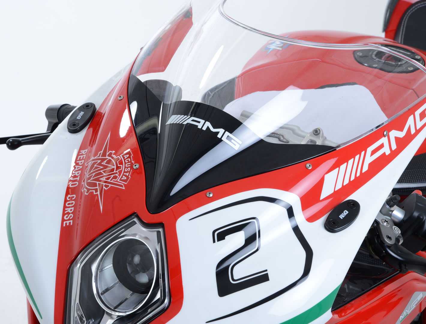 R&G Mirror Blanking Plates for MV Agusta F3 800 (13-26)