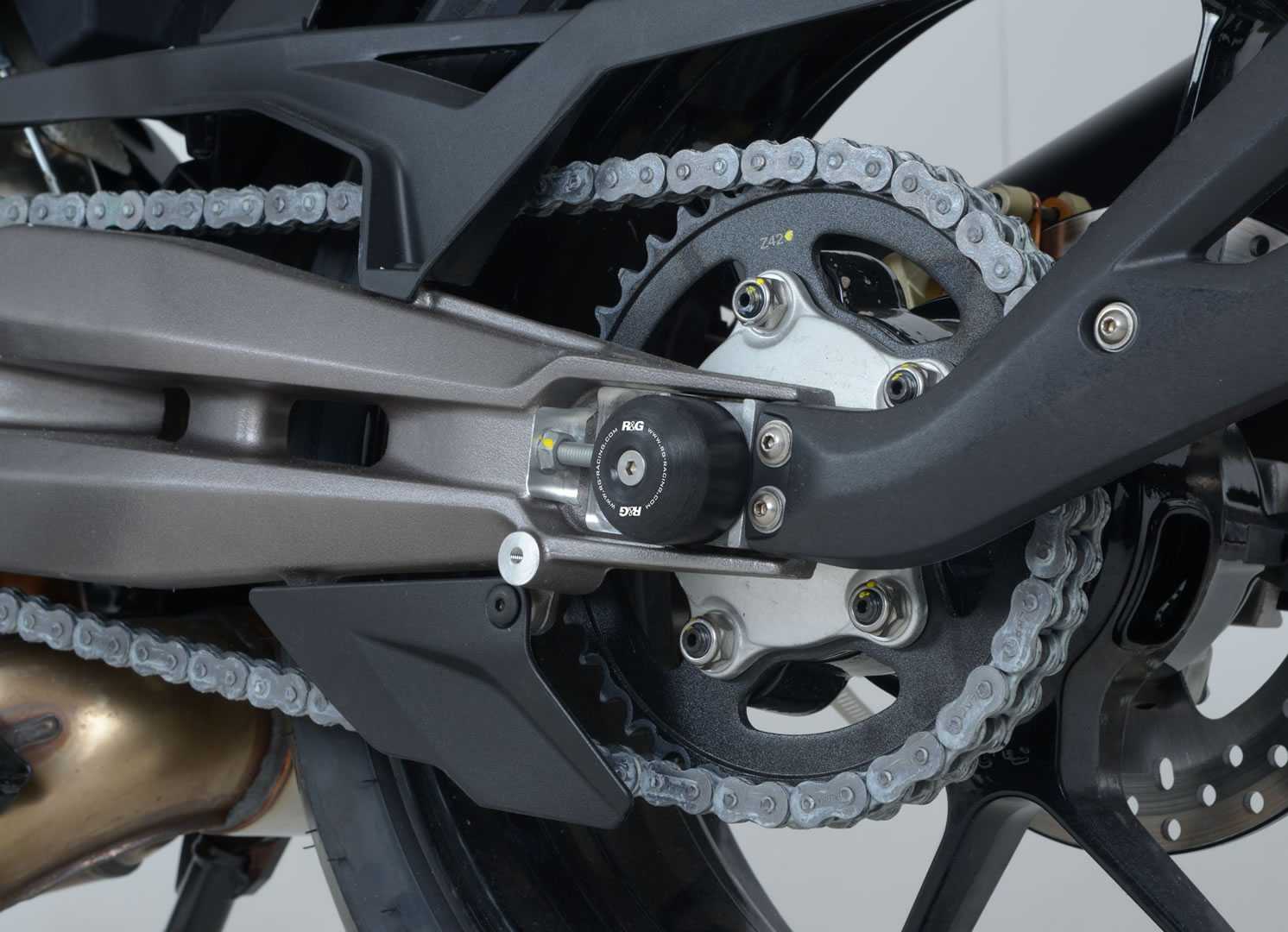 R&G Swingarm Protectors for Aprilia Caponord 1200 (13-18)