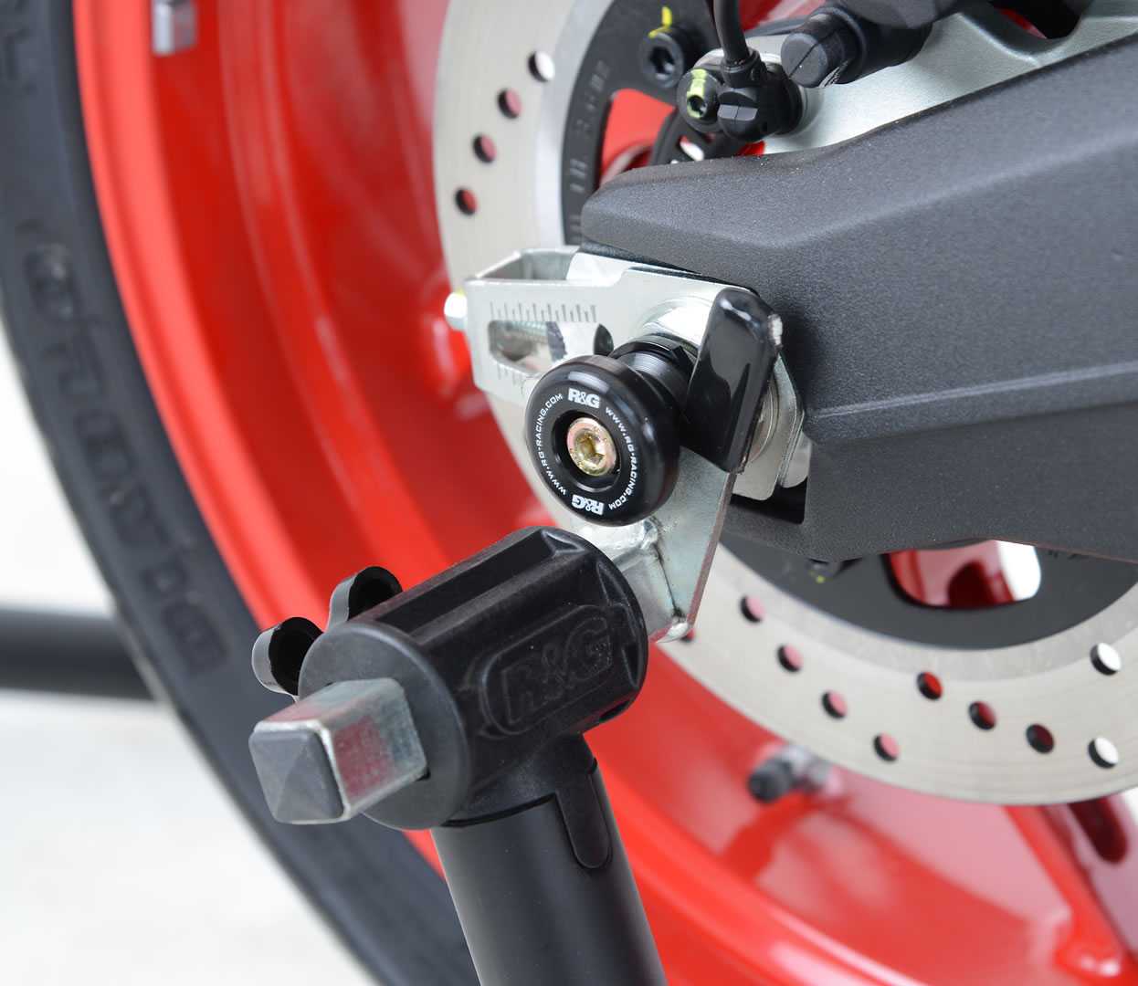 R&G Spindle Swingarm Protectors for Ducati Scrambler Urban Enduro (15-17)