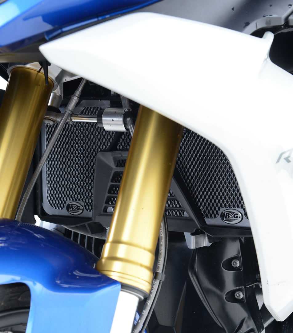 R&G Radiator Guard Titanium for BMW R1200 RS (15-18)