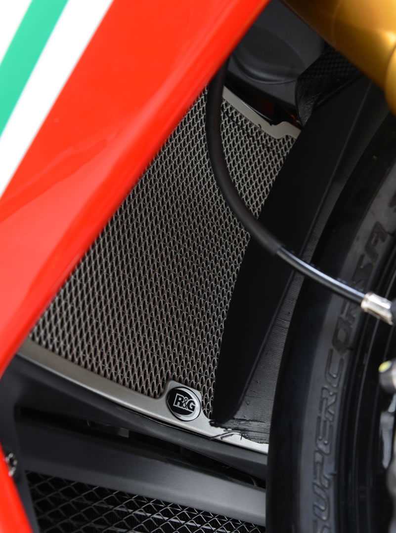 R&G Radiator Guard Titanium for MV Agusta F4 1000 (15-18)
