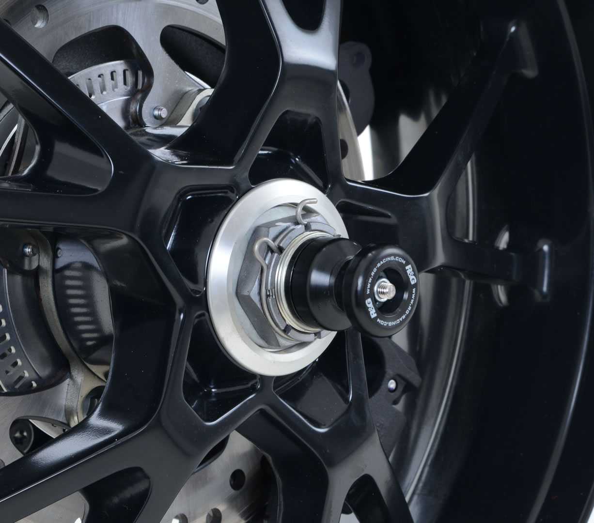 R&G Spindle Swingarm Protectors for Triumph Speed Triple 1050 S (16-18)
