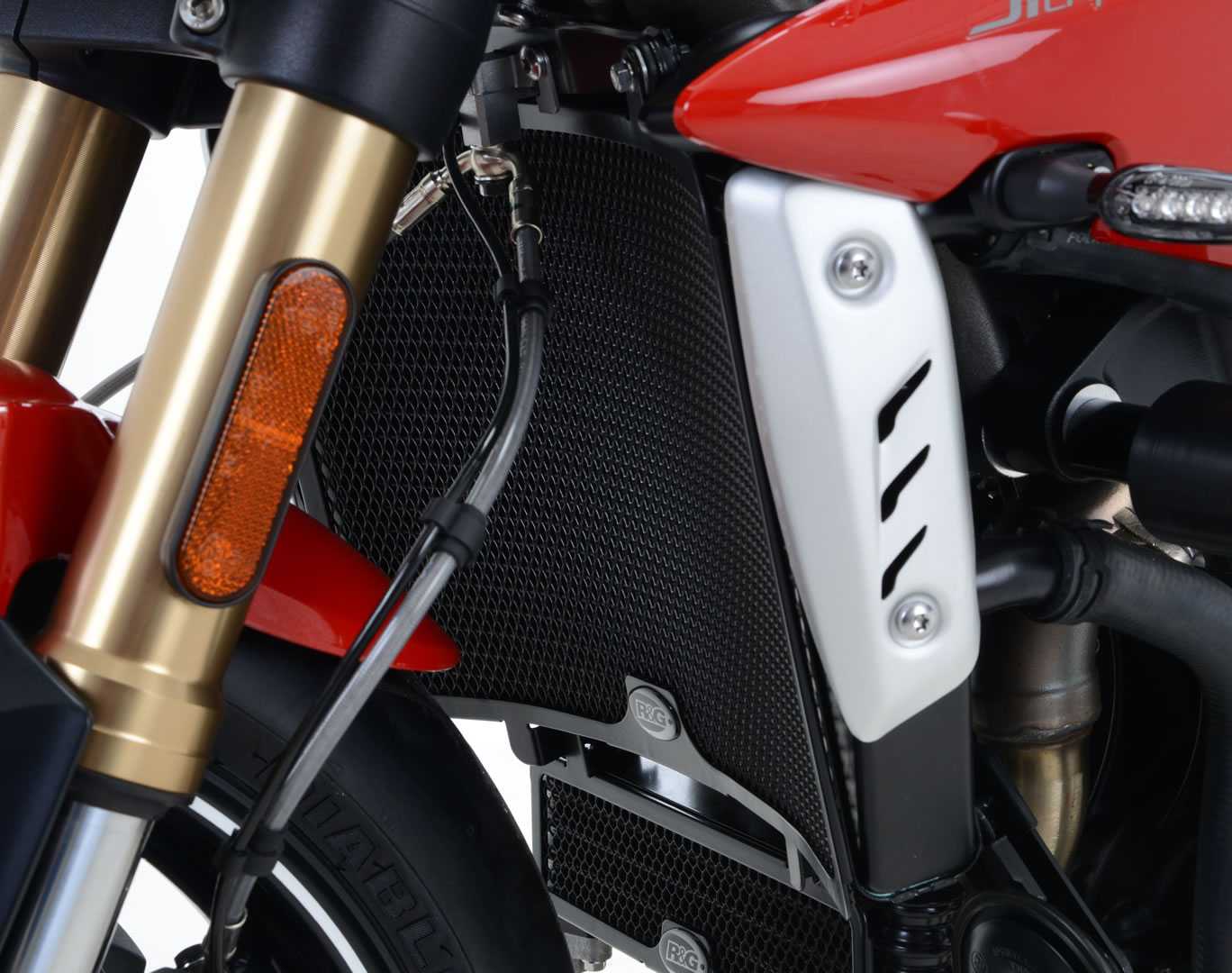 R&G Radiator Guard Black for Triumph Speed Triple 1050 RS (18-20)