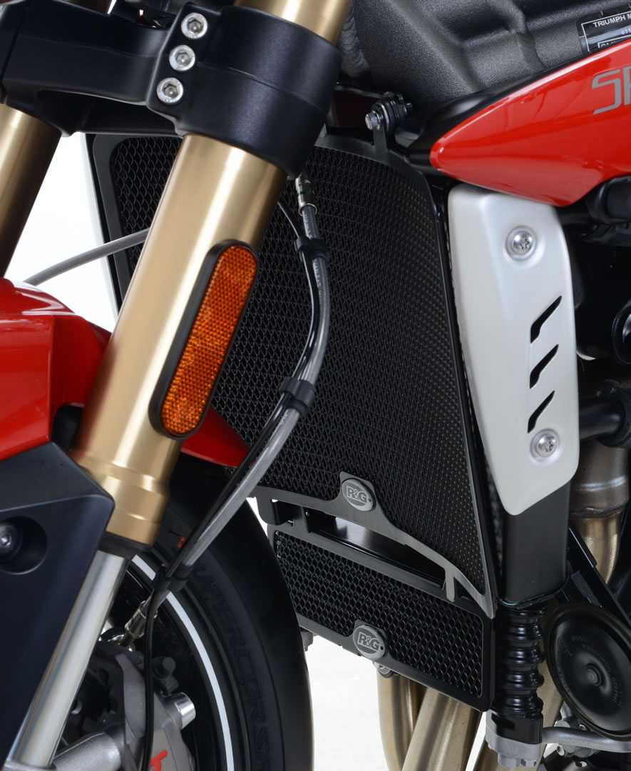 R&G Radiator Guard Black for Triumph Speed Triple 1050 R (16-18)