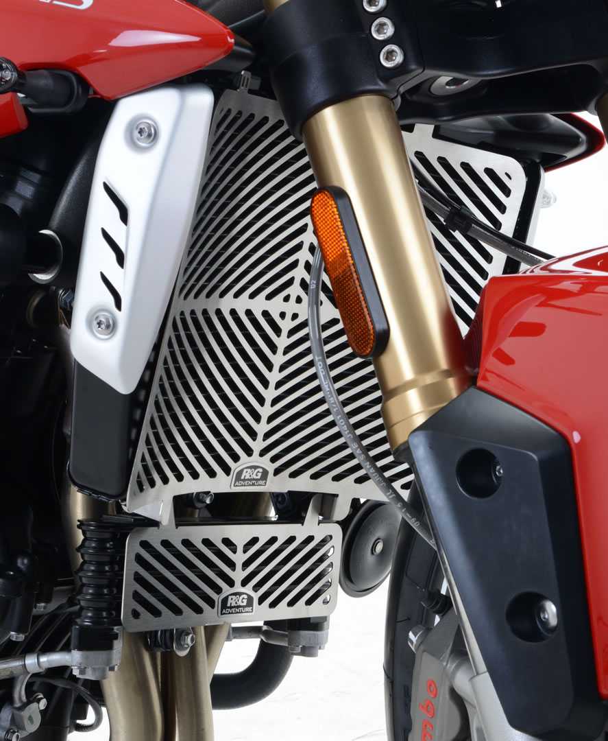 R&G Radiator Guard Stainless Steel for Triumph Speed Triple 1050 RS (18-20)