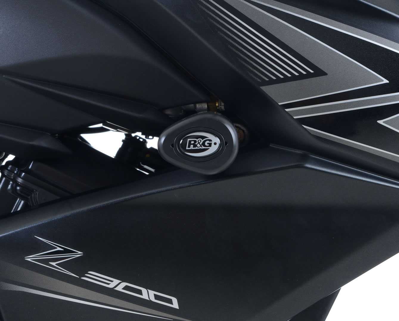 R&G Aero Frame Sliders for Kawasaki Z250 (13-18)
