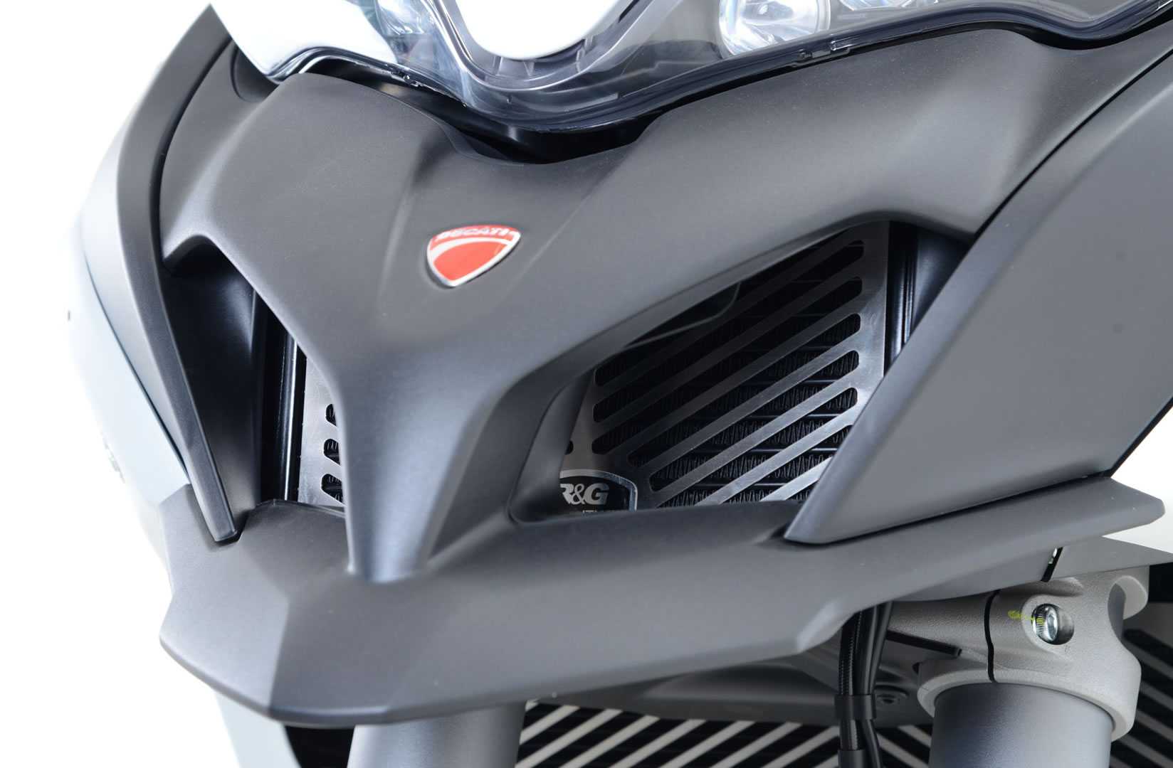 R&G Oil Cooler Guard Stainless Steel for Ducati Multistrada V2 S (22-24) Secondary image
