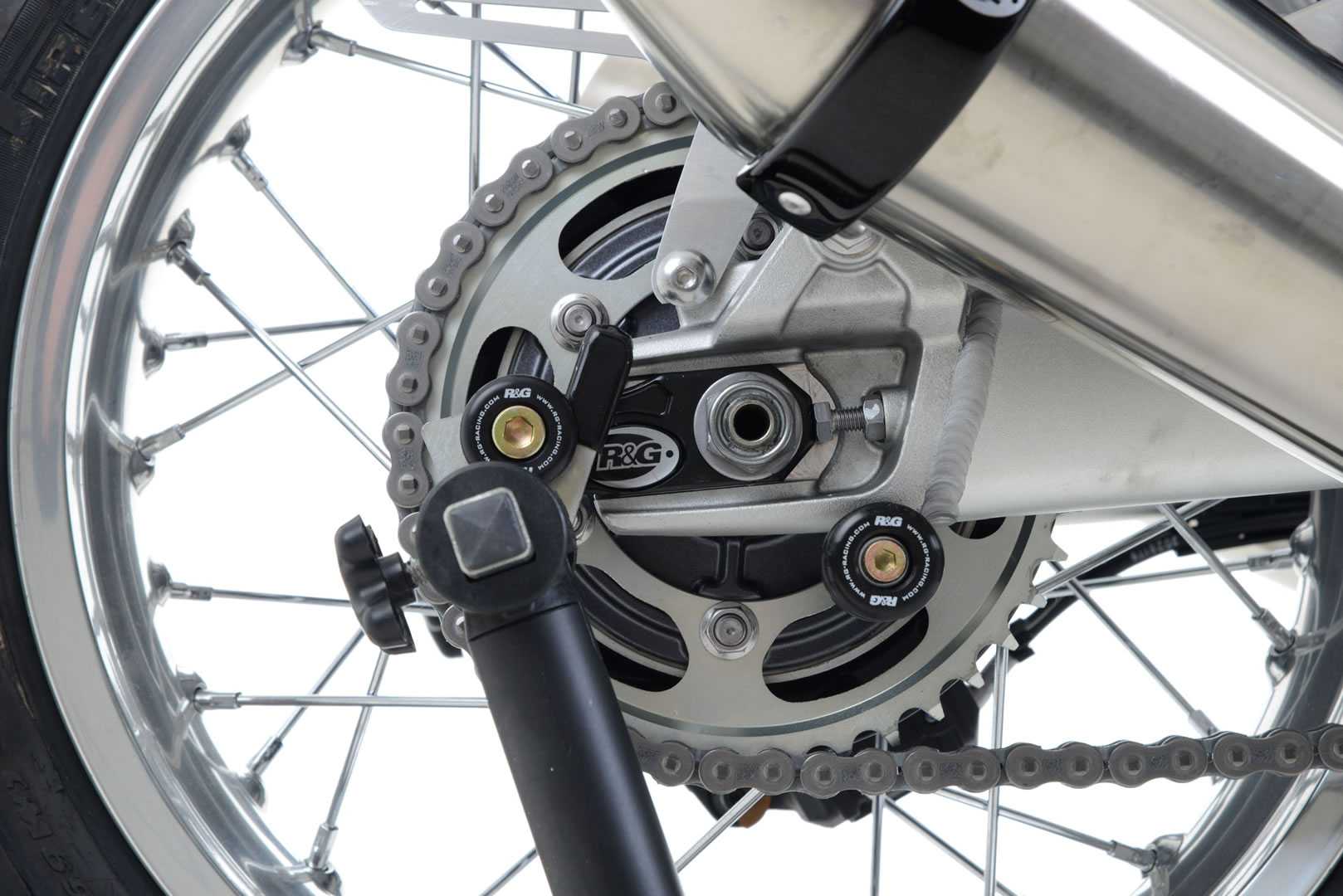 R&G Offset Cotton Reels for Triumph Scrambler 900 (23-25)