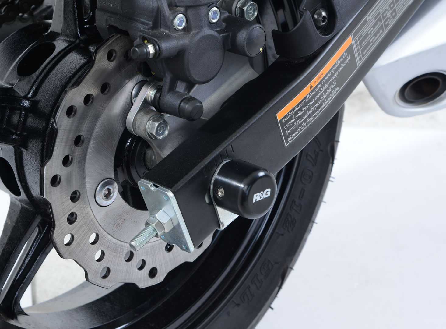 R&G Swingarm Protectors for Kawasaki Z125 (16-18)