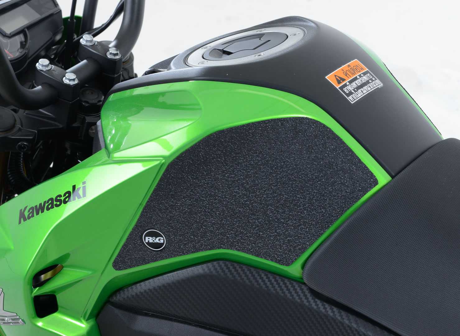 R&G Tank Traction Grips for Kawasaki Z125 (16-18)