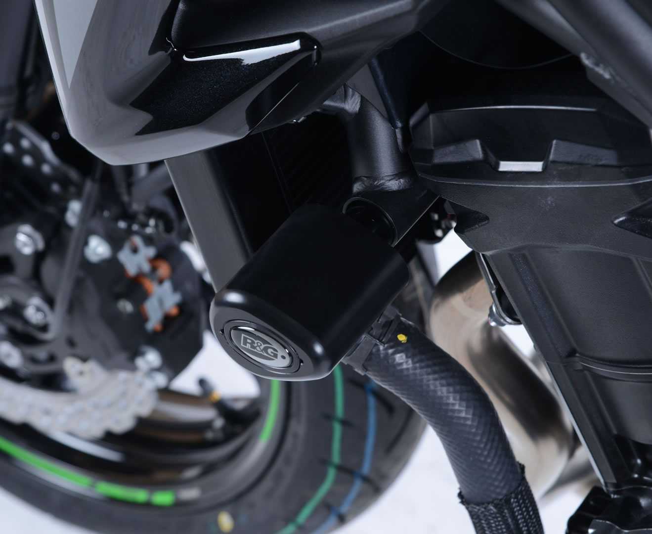 R&G Aero Frame Sliders for Kawasaki Z900 (17-26)