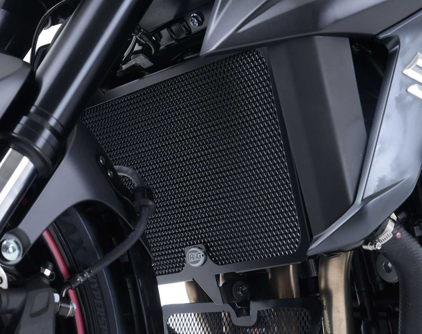 R&G Radiator Guard Black for Suzuki GSR750 (11-18)