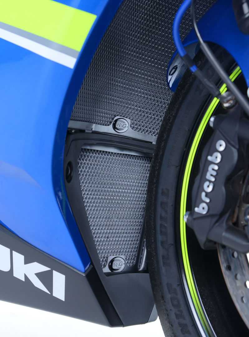R&G Oil Cooler Guard Titanium for Suzuki GSX-R1000R (17-24)