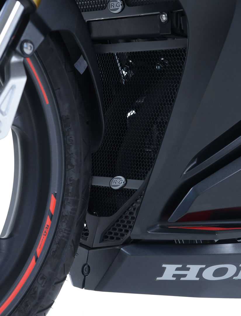 R&G Downpipe Grille Titanium (Silver) for Honda CBR250RR (17-26)