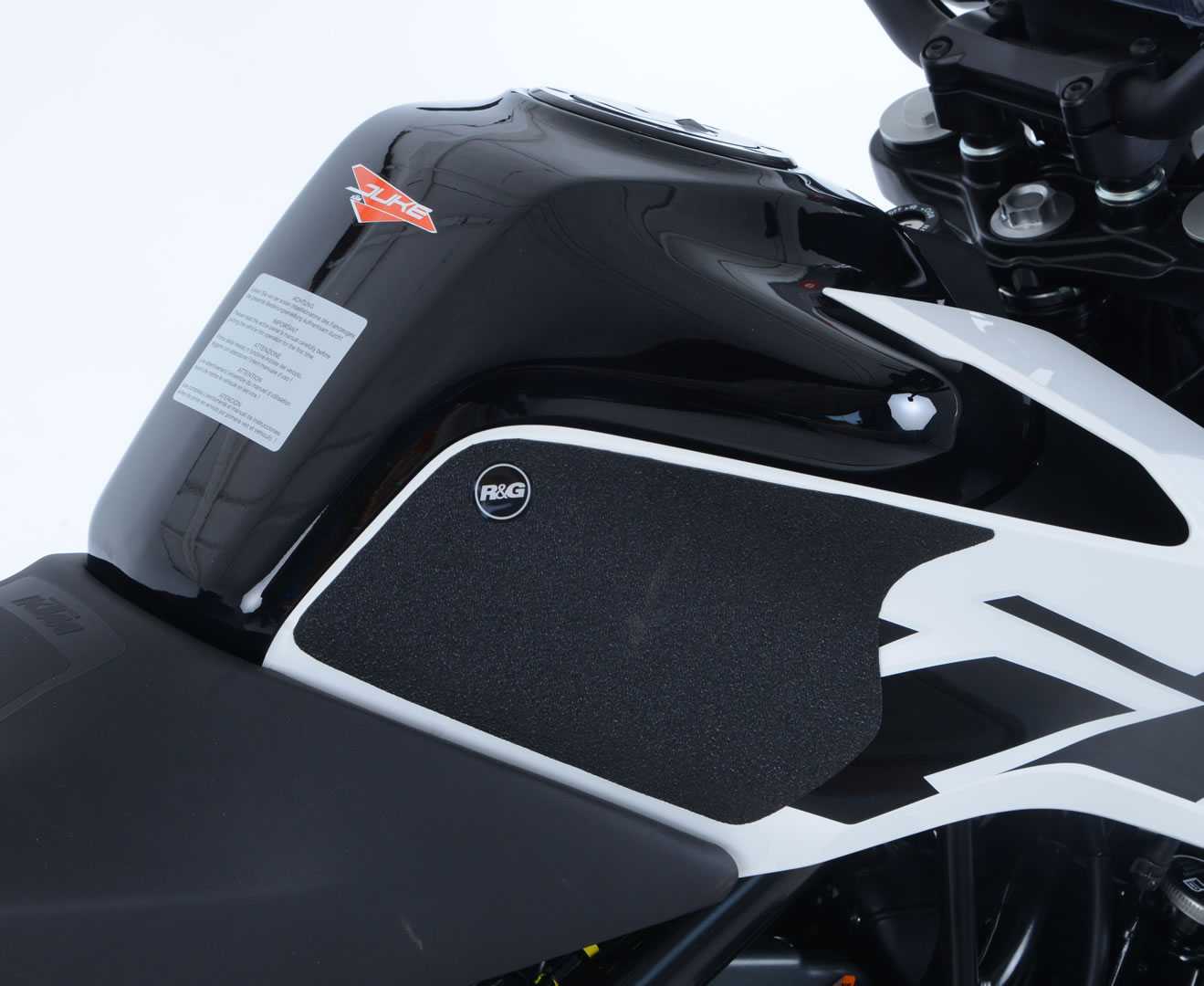 R&G Tank Traction Grips for KTM 125 Duke (17-23)