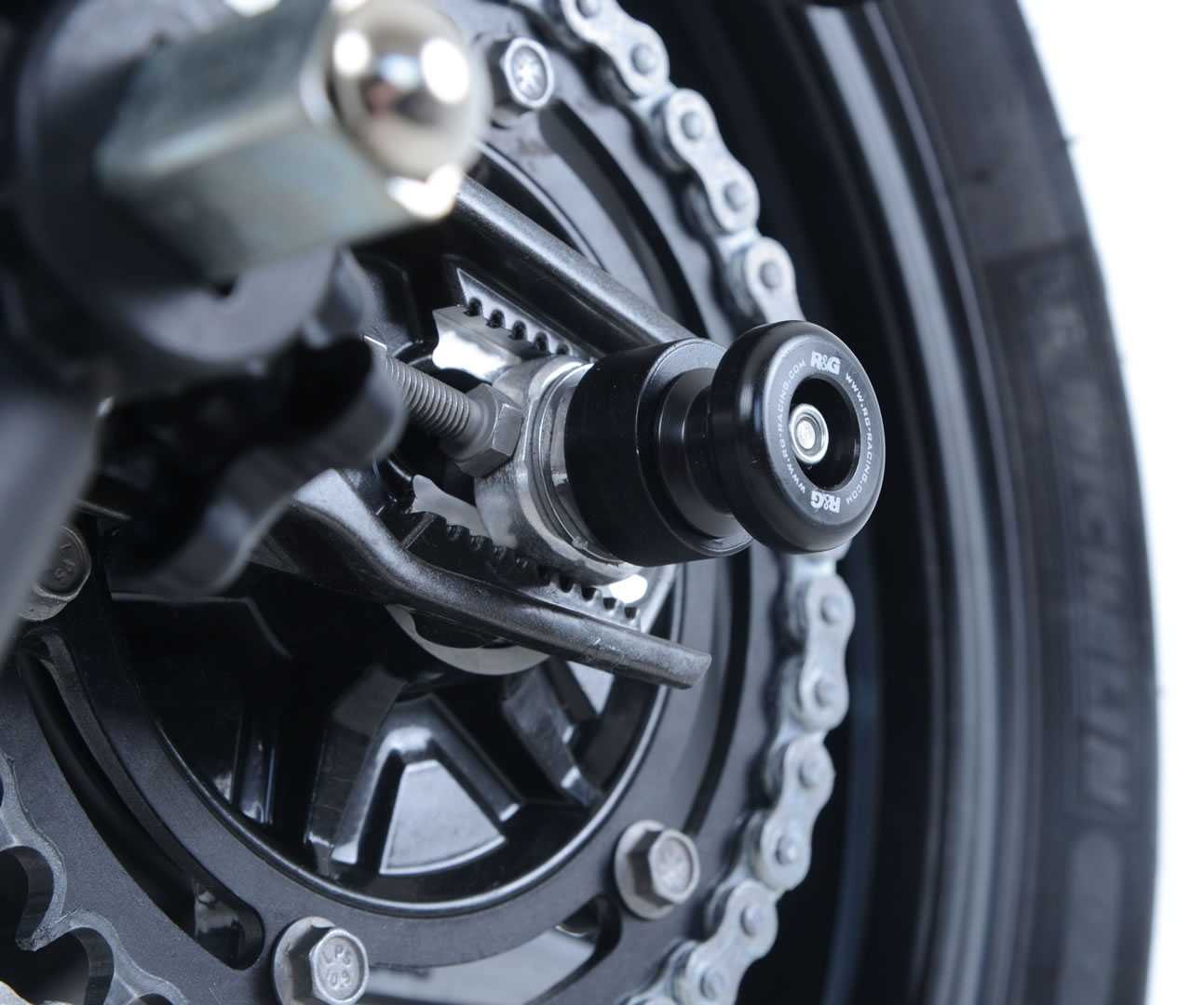 R&G Spindle Swingarm Protectors for BMW G310 GS (17-25)