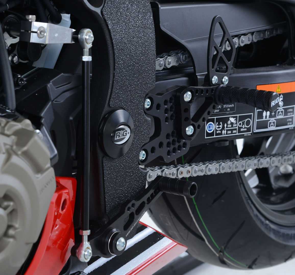 R&G Adjustable Rearsets for Honda CBR1000RR Fireblade (08-16)