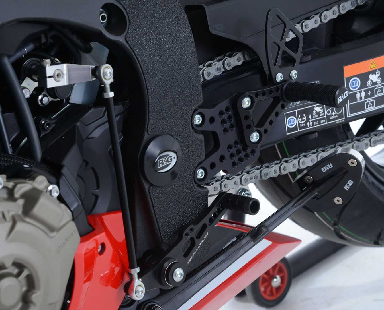 R&G Adjustable Rearsets for Honda CBR1000RR Fireblade (08-16)