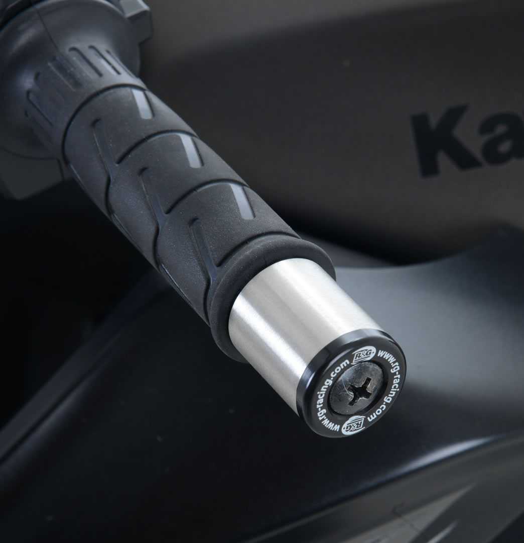 R&G Bar Ends for Kawasaki Ninja 250 (08-17)