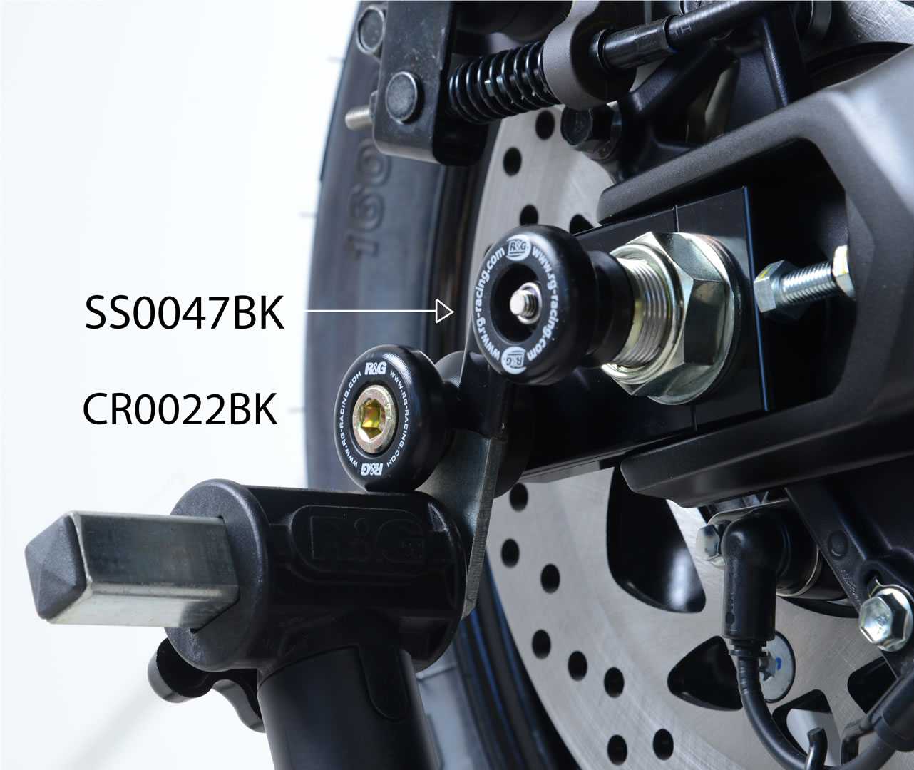 R&G Spindle Swingarm Protectors for Yamaha TMAX 530 (17)
