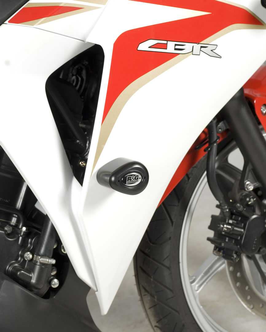 R&G Aero Frame Sliders for Honda CBR250R (11-16)
