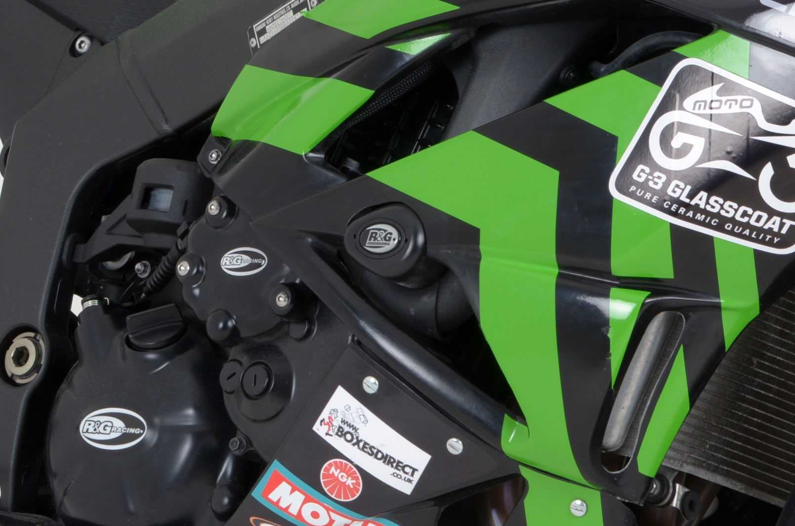 R&G Aero Frame Sliders for Kawasaki ZX6-R (09-12)