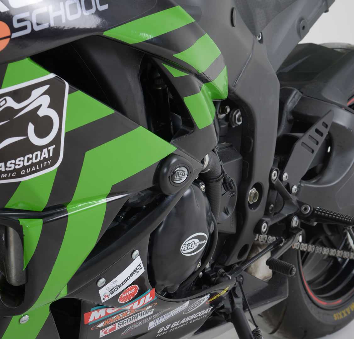 R&G Aero Frame Sliders for Kawasaki ZX6-R (09-12)