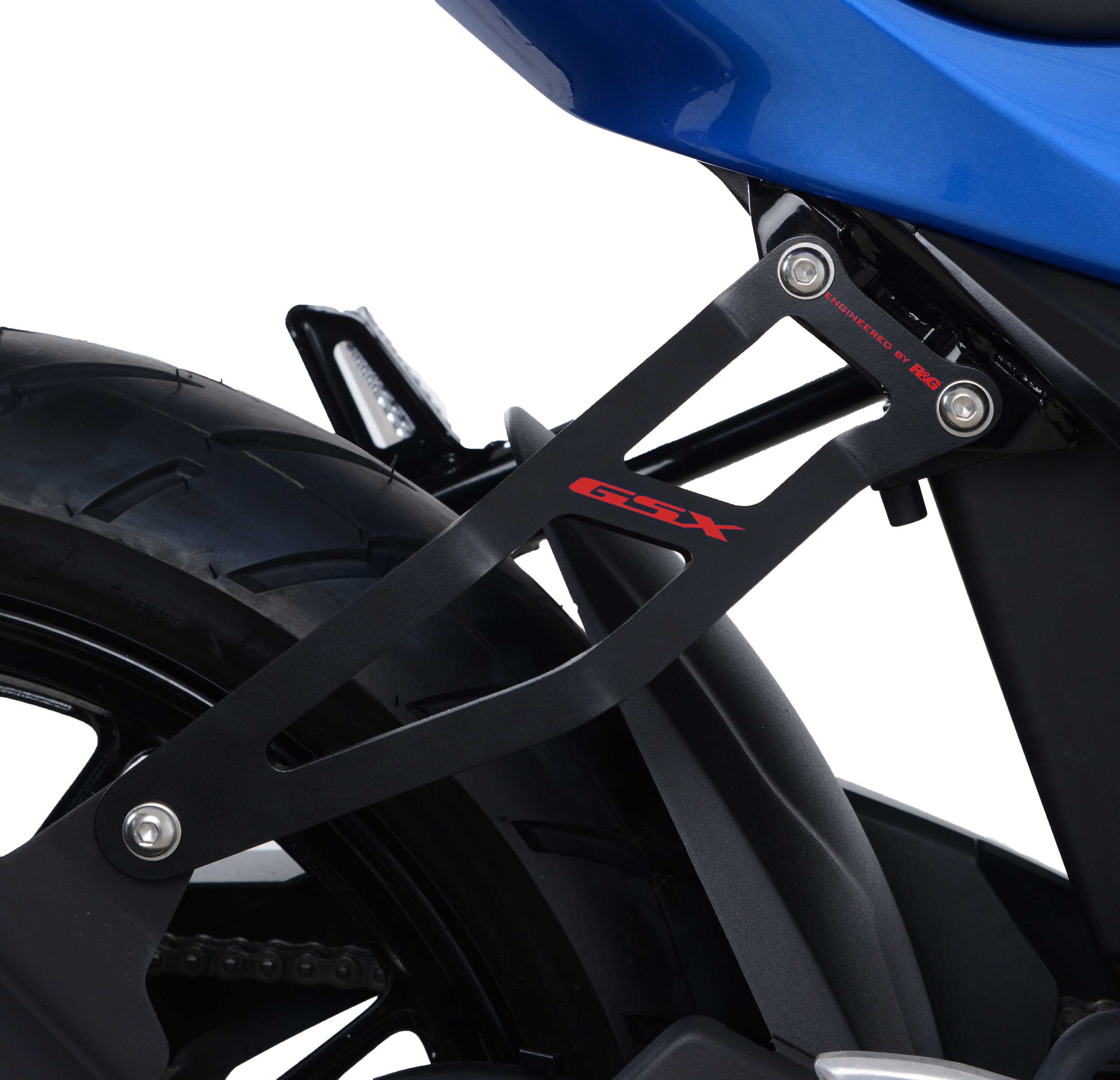 R&G Exhaust Hanger Red Logo for Suzuki GSX-R125 (17-26)