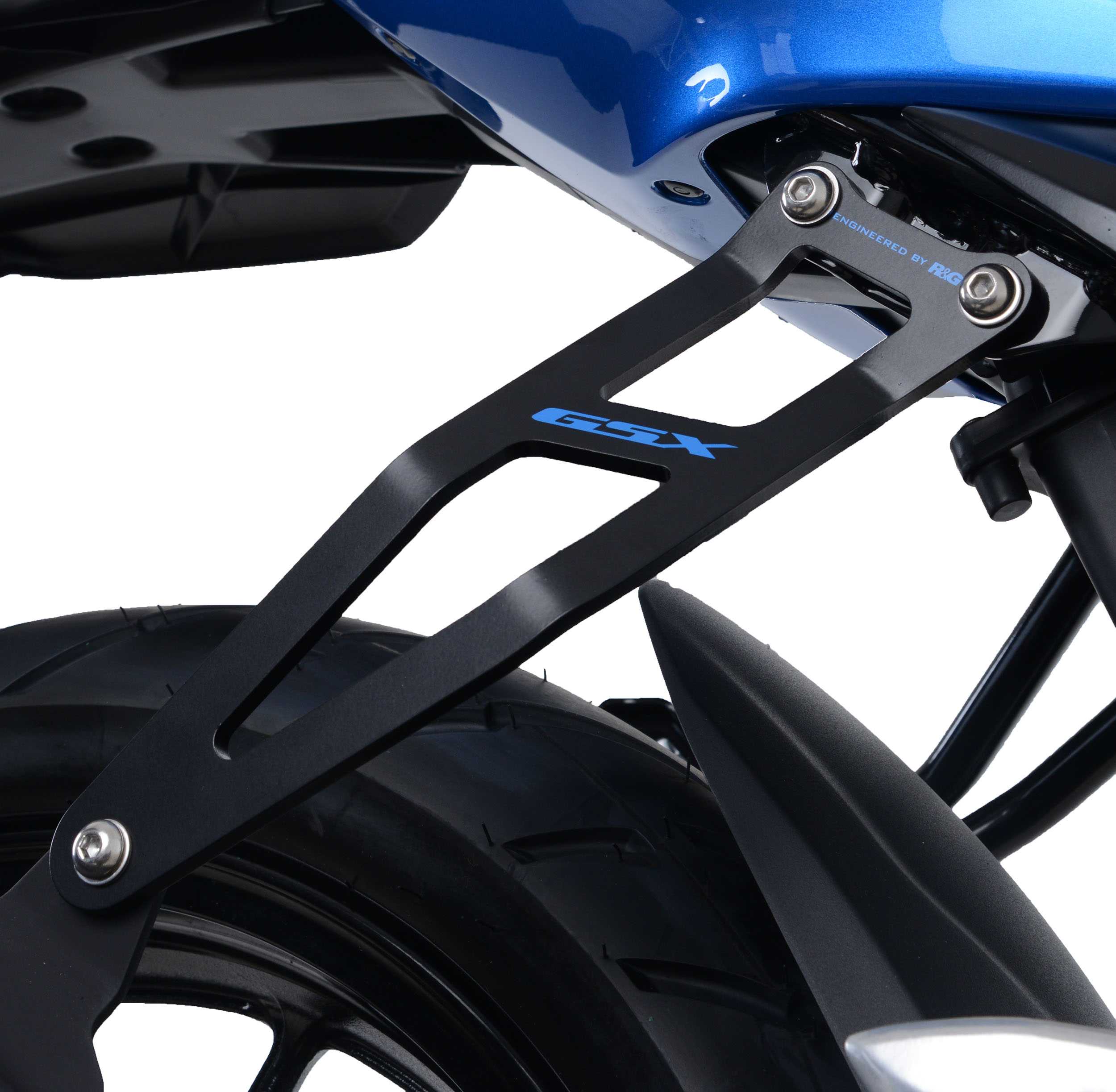 R&G Exhaust Hanger Blue Logo for Suzuki GSX-S125 (17-26)