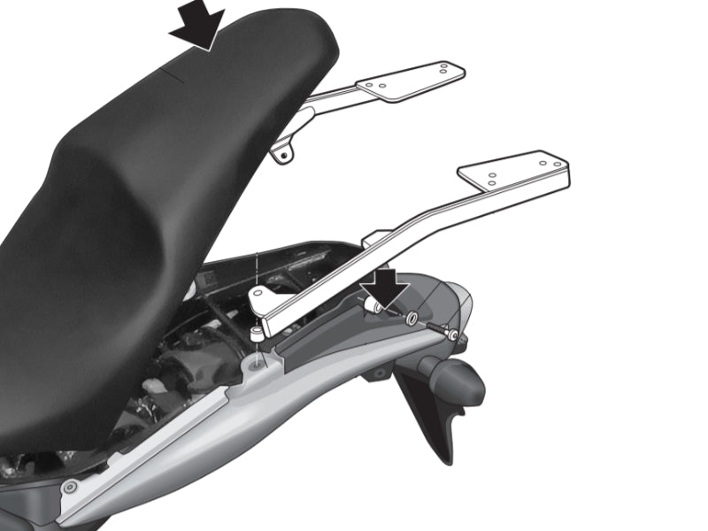 SHAD Top Box Rack for Honda CB600F Hornet (07-10)