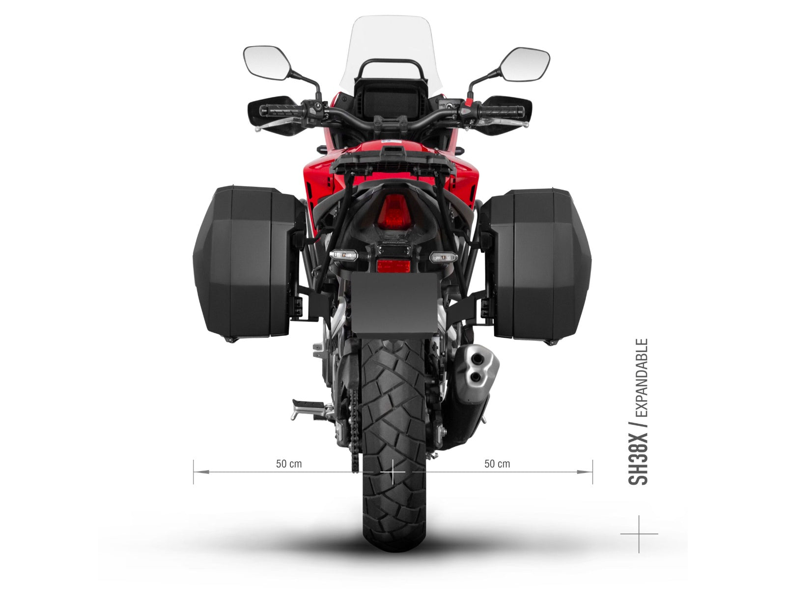 SHAD 3P Pannier Rack for Honda NX500 (23-26)