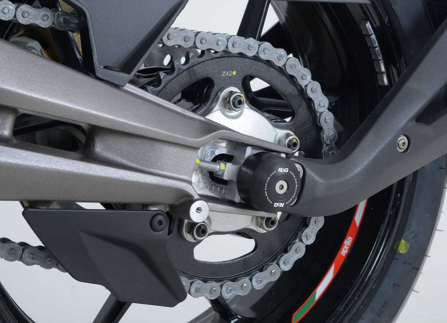 R&G Swingarm Protectors for Aprilia Caponord 1200 (13-18)