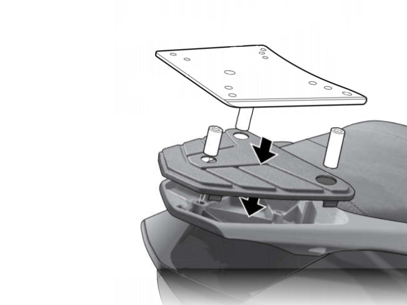 SHAD Top Box Rack for Keeway Silverblade 125 (12-17)