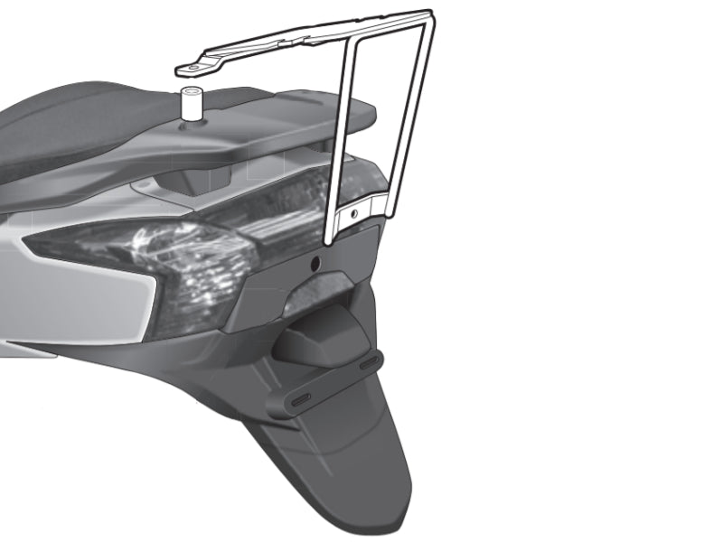 SHAD Top Box Rack for Kymco Dink Street 300 (09-15)