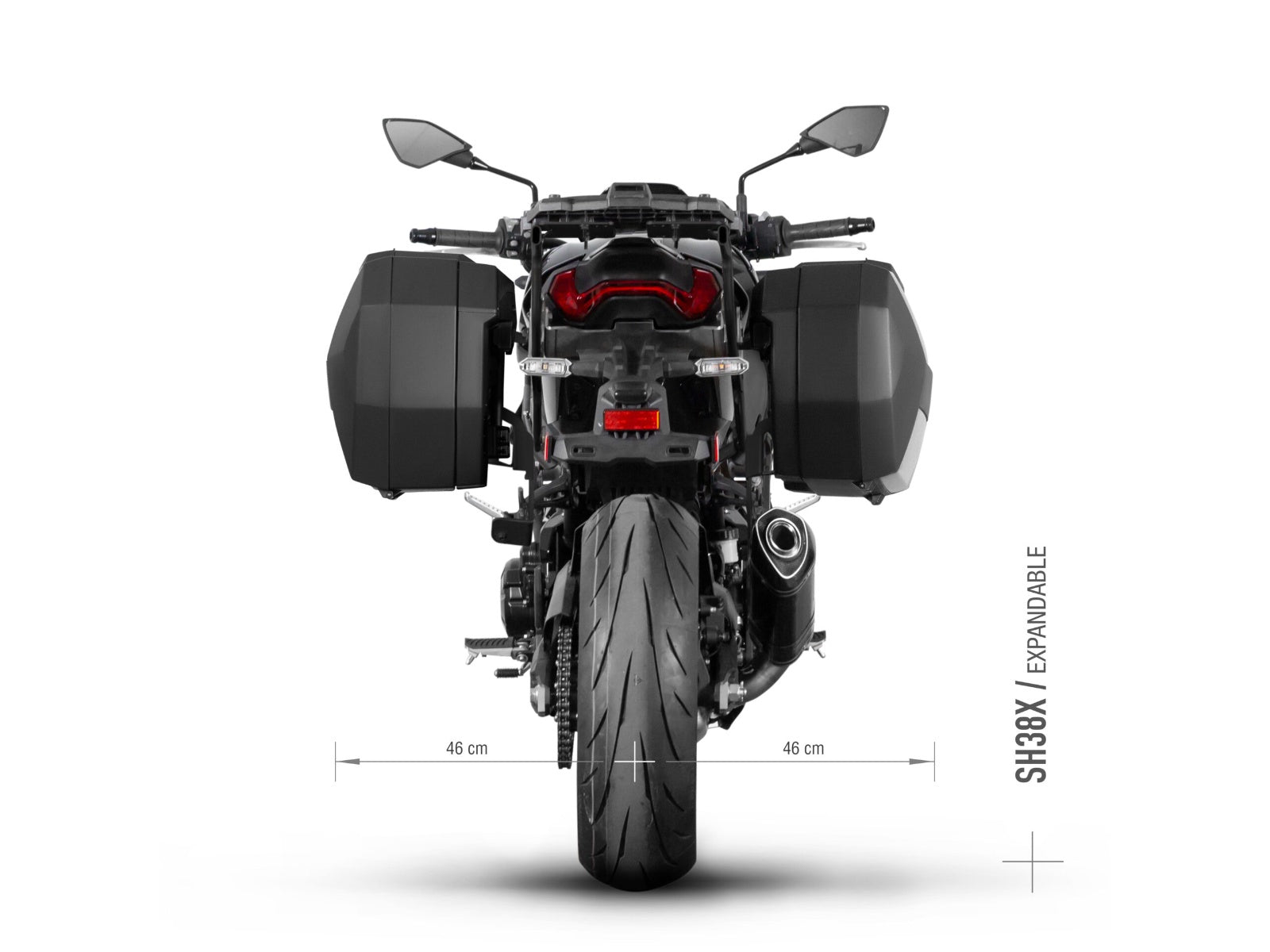SHAD 3P Pannier Rack for Kawasaki Z900 (25-26)