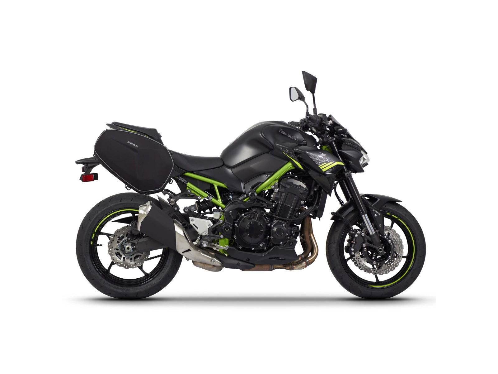 shadows S Logo foodie Lサイズ SHAD Soft Pannier Rack for Kawasaki Z900 (17-24) – Moto Planet