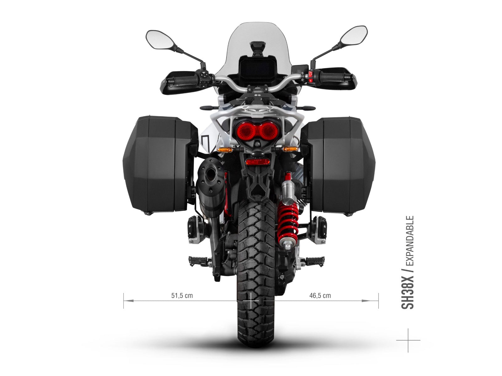 SHAD 3P Pannier Rack for Moto Guzzi V85 TT (24-26)