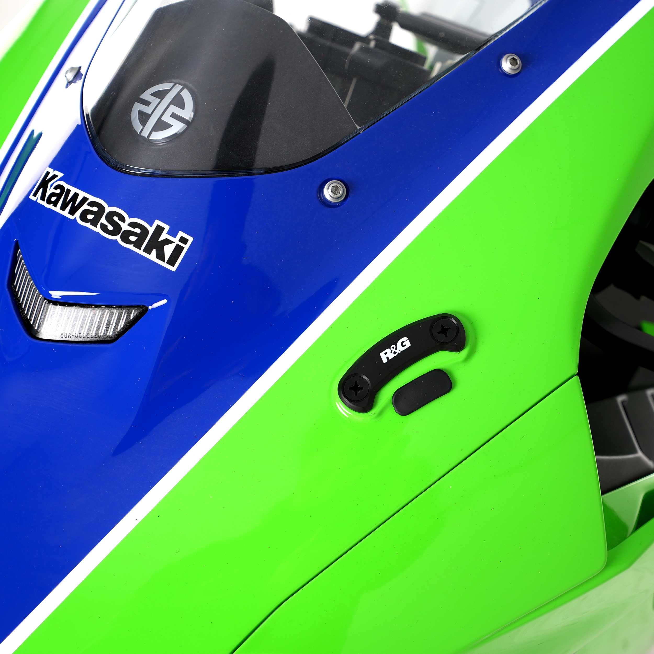 R&G Mirror Blanking Plates for Kawasaki Ninja ZX-10R (16-26)